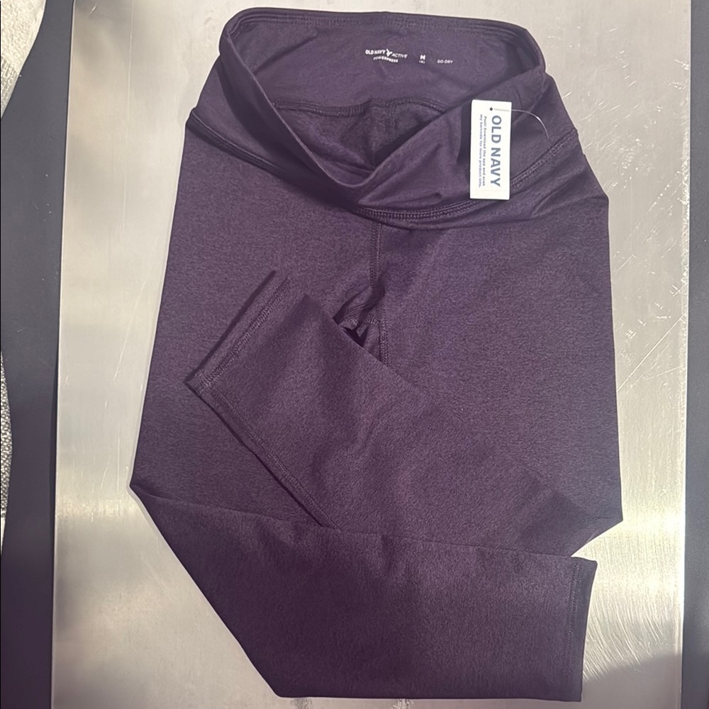 Old Navy Purple Performance Leggings High-Rise - Picture 2 of 3